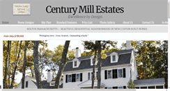 Desktop Screenshot of centurymillestates.net