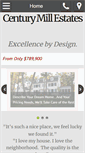 Mobile Screenshot of centurymillestates.net